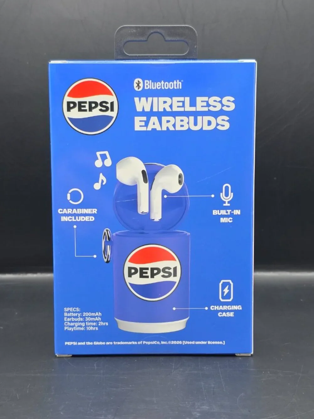 Pepsi Wireless Earbuds with Charging Case